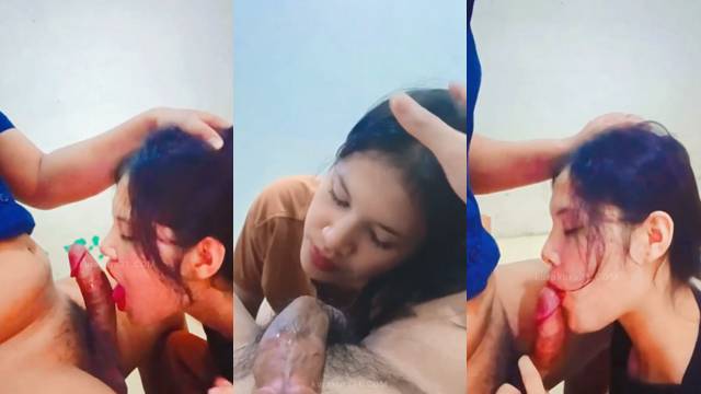 Ceweknya Berusaha Keras Ngeluarin Pejuh Cowoknya